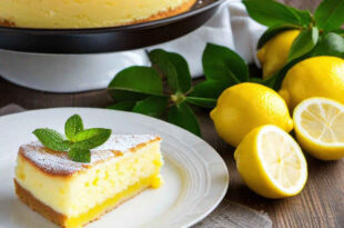 Gâteau-pouding au citron et au babeurre